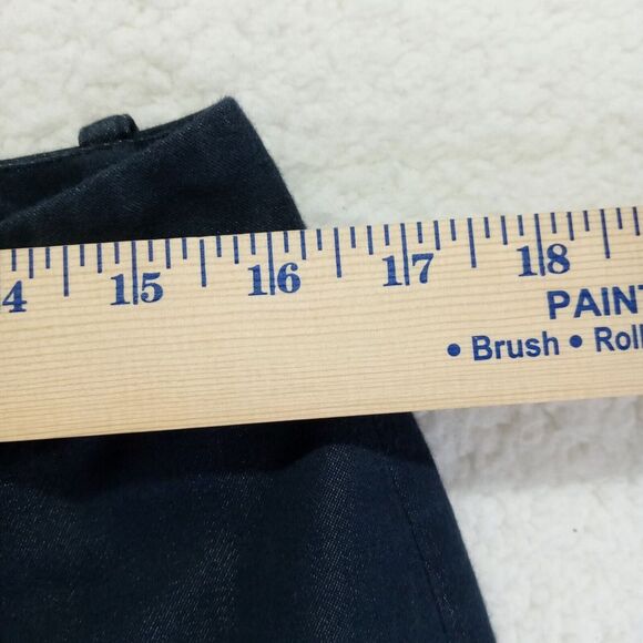 Essentials by A.B.S. Pants Womens 12 (32) Denim Look Dress Pants Cotton Blend - Picture 5 of 11